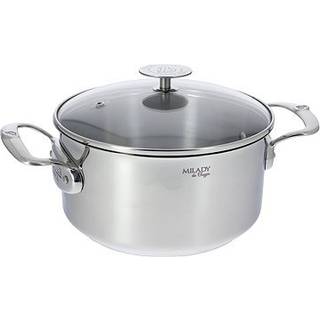 de Buyer Milady Bratentopf 20 cm / 3,0 L - Edelstahl mit Kapselboden - Silber