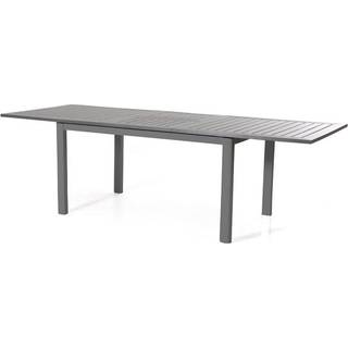 Lyon teak bord 194/ 252 cm sort
