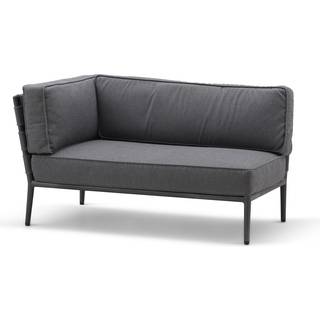 Cane-Line - Conic 2-pers. sofa venstre modul Inkl. AirTouch hyndesæt - Grey