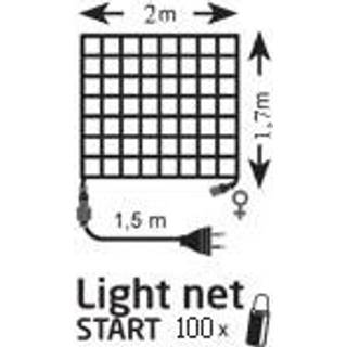 Outlet: Chrissline (START) Istap Kæde På 2 Meter Med 100 LED i 2700K