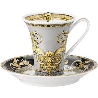 Versace - Prestige Gala, Mokkasæt 2 dele - Espressokopper - Flerfarvet