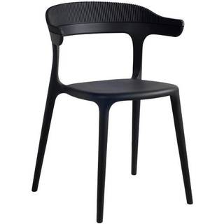 Muubs stol - Luna stripe - sort