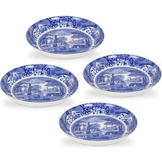 Spode Blue Italian Pastaskål Ø23cm - Serveringsskåle Lertøj Hvid - BLI3886
