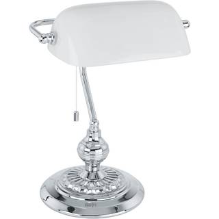 EGLO BANKER bordlampe, E27, messing/grøn