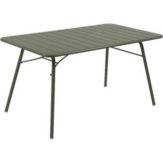 Fermob - Luxembourg Table 143 x 80 cm, Nutmeg - Udendørs spiseborde - Frédéric Sofia - Beige - Metal