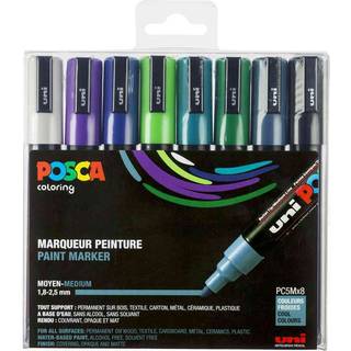 POSCA marker sæt PC-5M, 8 ass. Cool farver