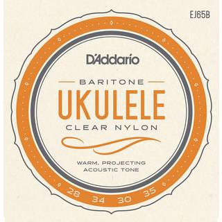 Daddario EJ65B Pro-Arta Custom Extruded Nylon Ukulele Strings Baritone