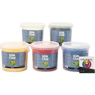 Silk Clay®, primærfarver, 5x650 g/ 1 pk.