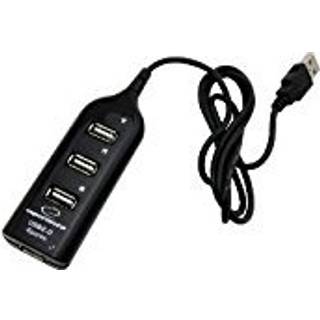 Esperanza EA116 USB hub - USB 2.0 - 4 ports - Sort