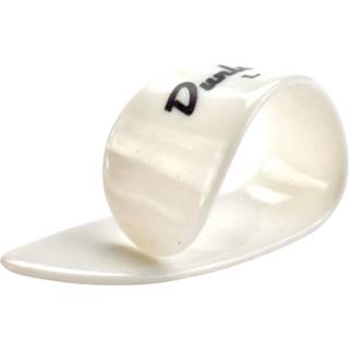 Jim Dunlop 9012R White Plastic Thumbpicks Venstreh?ndet Medium 12/taske