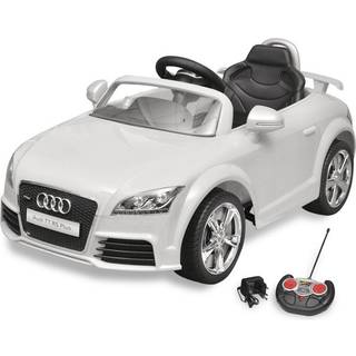 Audi TT RS Sit Bil for børn med hvid fjernbetjening Rød