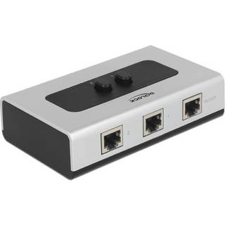 Delock 87673 Interface Hub 1000 Mbit/s Sort, Grå Rj-45