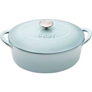 Denby Pavilion Cast Iron 28Cm Oval Casserole -