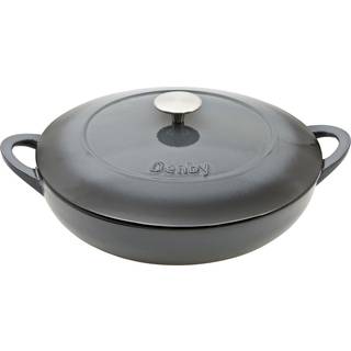 Denby Halo sgryde Flad Ø30 Cm - Gryder Støbejern Grå - 193013799