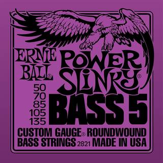 Ernie Ball Slinky Nickel Wound Basstrenge (5) - Power Slinky 055-110