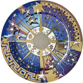 Versace Medusa Blue Service Plate 30 Cm - Serveringsfad Porcelæn Blå - 19325-409620-10230