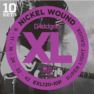 D'Addario EXL120 10P