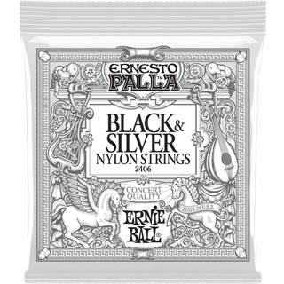 Ernie Ball 2406 Black & Silver nylon strings. Medium tension