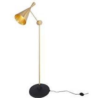 Tom Dixon - Beat Gulvlampe Matt Black/Brass