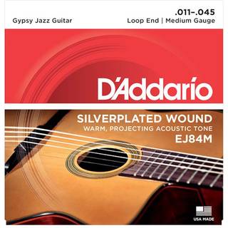 D´Addario EJ84M .011 - .045 Loop end Gibsy Jazz Strenge