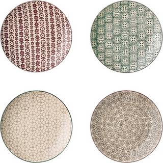 Bloomingville Karine tallerken 4-pak Ø20 cm Ø20 cm