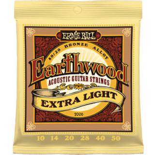 Ernie Ball Earthwood Bronze Guitarstrenge (Akustisk) - Extra Light 010-050