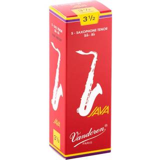 Vandoren SR2735R Tenor Sax Java Red Reeds styrke 3.5; Kasse med 5
