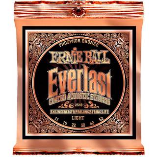Ernie Ball Everlast Coated Phosphor Bronze Guitarstrenge (Akustisk) - Light 011-052