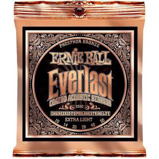 Ernie Ball Everlast Coated Phosphor Bronze Guitarstrenge (Akustisk) - Extra Light 010-050