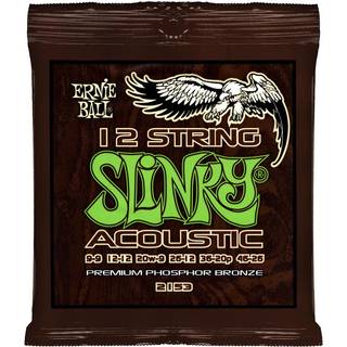 Ernie Ball Earthwood Phosphor Bronze Guitarstrenge (Akustisk) - 12 String Light 009-046