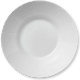 Royal Copenhagen Hvid Elements dyb tallerken - 25 cm