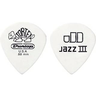 Plektrum Tortex White JAZZ III 478P1.5 12/PLYPK