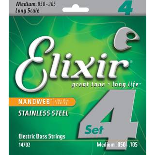 Elixir 14702 Nanoweb Strenge til basguitar