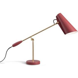 Retro bordlampe Birdy i sort/messing