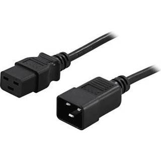 DELTACO Power IEC 60320 C19 Power IEC 60320 C20 Black 3m