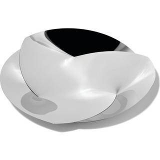 Alessi Serving And Trays - 'Resonance' fruit holder in steel 18/10 stainless steel mirror p