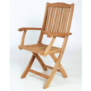 Brafab, Filippa Stol/Karmstol Natur Teak Brafab
