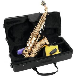 Dimavery SP-20 Bb Soprano Saxophone, gold TILBUD NU sopransaxofon saxofon guld