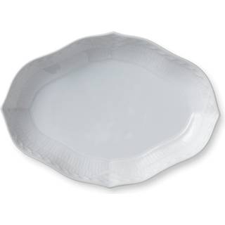 Royal Copenhagen Hvid Halvblonde asiet - 22 cm
