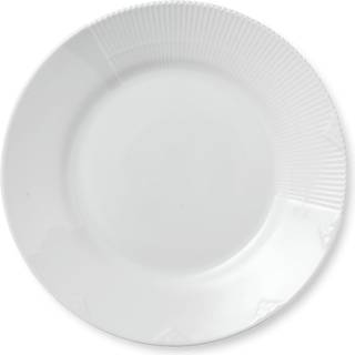 Royal Copenhagen Hvid Elements tallerken - 26 cm