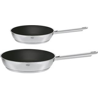 Elegance Stegepandesæt 2 dele fra Rösle - Stål/Sort farve - Rustfrit stål 18/10
