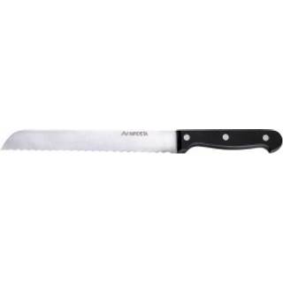 Brødkniv, 32/20,5 cm. Rustfrit stål.