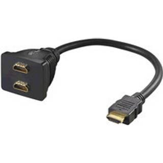 MICROCONNECT HDMI 19M - 2X HDMI 19F