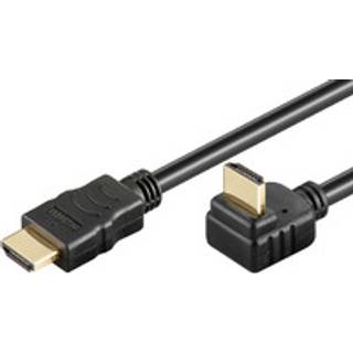 High Speed 90° vinklet HDMI kabel - 4K/30Hz- 1.5 m