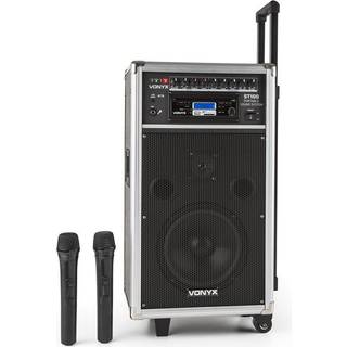 ST100 MK2 Portable Sound System 8" BT/CD/MP3/UHF "C-STOCK" TILBUD NU
