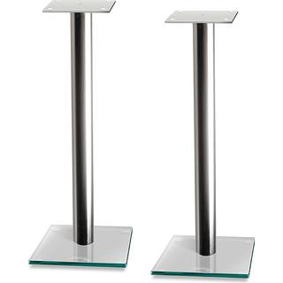 NorStone Epur højttalerstandere, 60 cm. | Sølv satin, 1 par | PRIS-MATCH
