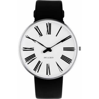 Arne Jacobsen Ø40 Roman Watch unisexur med sort rem