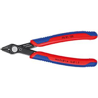 KNIPEX elektronik bidetang super knips bruneret med lille facet 125 mm