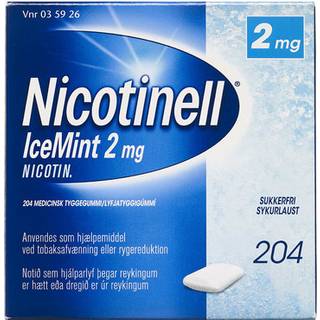 Nicotinell Icemint Tyggegummi 2MG (204 stk)
