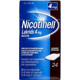 Nicotinell Tyggegummi Lakrids 4 mg - 24 stk.